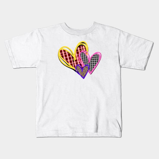 Valentine Day Kids T-Shirt by M.Y